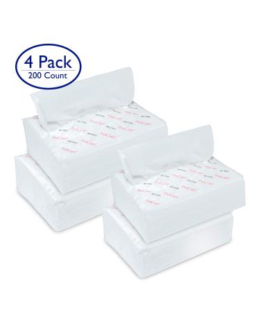 Ultra Soft Dry Wipes 200 Count - Convenient Dispenser Pack - Disposable Cleansing Cloths for Baby, Adults, Incontinence - 11.5 x 9.25 - Hospital Grade Washcloths - Facial Use - 50 Count (Pack of 4) - Buy Online on GoSupps.com