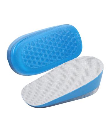 Beaupretty 1 Pair Half Shoes Inserts Shoe Lift Insert Heel Cup Inserts Invisible Height Increased Insoles Shoe Riser Mens Insoles Mens Height Increasing Height Increasing Insoles Plug-in Foot Blue Size 4
