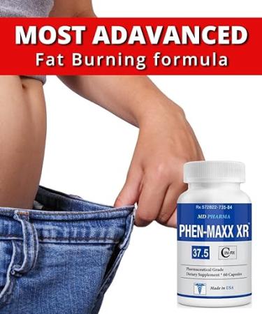 PHEN MAXX XR 37.5 - Pharmaceutical Grade OTC Weight Loss Diet Pills - 60 Capsules - Buy Online on GoSupps.com
