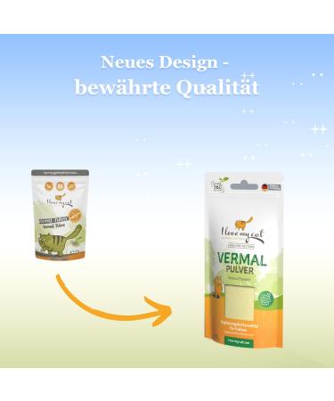 I Love My Cat Vermal Powder - 35g Food Supplement for Cats Against Giardia & Intestinal Parasites | International Shipping Available - Buy Online on GoSupps.com