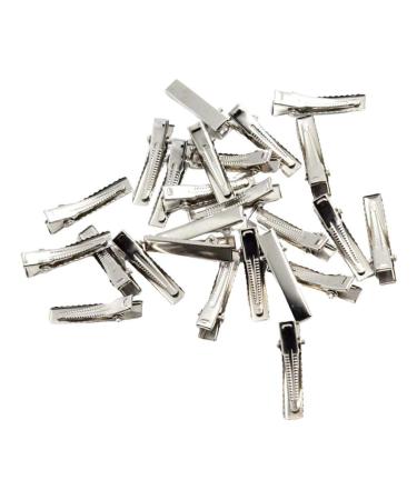 F Fityle 30/100 Pack Flat Single Prong Alligator Hair Clips - DIY Blanks - 32mm 30 Pieces for Crafting & Styling - Buy Online on GoSupps.com