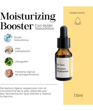 Concentr Hydratant l'Acide Hyaluronique Compl ment de Routine. Certifi ECOCERT Repulpe et Pr serve la Jeunesse | Formule L g re et Sans Parfum 15 ml - Ki Care - Buy Online on GoSupps.com