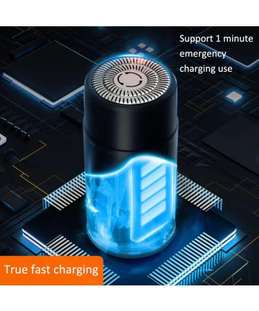 Buy IPX7 Waterproof Electric Razor for Men - Portable Rechargeable Mini Induction Shaver for Travel & Bath - Ideal Wet & Dry Use in Grey - Buy Online on GoSupps.com
