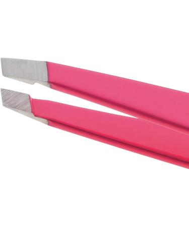 Professional Stainless Steel Slant Tweezer - Neon Pink | Award-Winning Design | ZW-1230-NPP - Buy Online on GoSupps.com