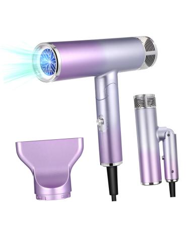SOESFOUFU Foldable Hair Dryer Mini Hair Dryer for Travel Small Travel Blow Dryer Hairdryer Shell Material