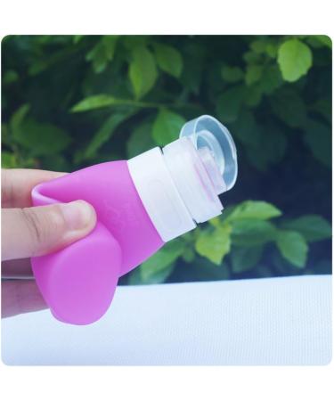 Chseo Silicone Travel Bottles Set (4 Pcs) - Perfect for Liquids Shampoo Lotion & Cosmetics - Ideal Travel Containers for International Shipping - Buy Online on GoSupps.com