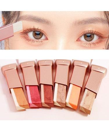 6 Pieces Glitter Gradient Eyeshadow Stick- Eye Shadow Pen Gradient Waterproof Long-Lasting Dual-Color Eyeshadow Stick for Women Eye Makeup - Buy Online on GoSupps.com