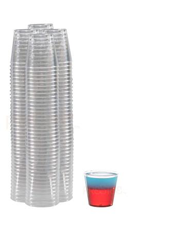 Prestee Small Clear Plastic Cup - 5 oz Plastic Cups - 200 Pack Small  Plastic Cups - Hard Clear Cups - Clear Disposable Cups - Plastic Wine Cups  