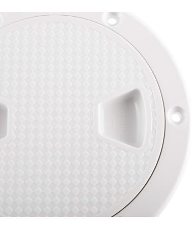 YaeMarine 4 Boat Deck Cover 2 Pack - Round Inspection Hatch & Deck Plate Access Lid - RV - Opening Dia 4 (101mm) - External Dia 5.63 (143mm) - Buy Online on GoSupps.com