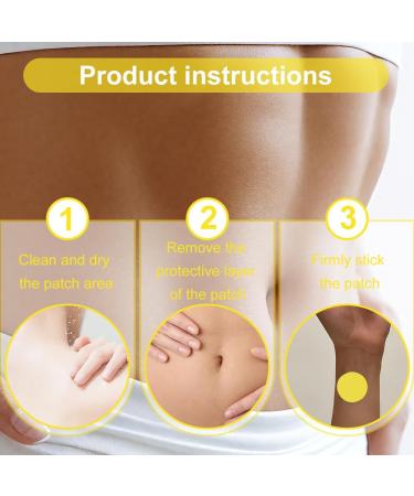 SUJEBKC Set of 30 plasters for women and girls natural ingredients gently soothing for all body types yellow - Buy Online on GoSupps.com