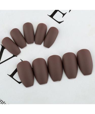 240pc Short Coffin Matte False Nails Set with Case - Trendy Mixed Colored Acrylic Fake Nail Tips for Kids/Women/Girls - Buy Online on GoSupps.com