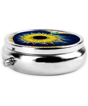 Buy Cartoon Heart Sunround Pill Box | 3 Compartment Travel Organizer | Portable Pill Box for International Shipping - Buy Online on GoSupps.com