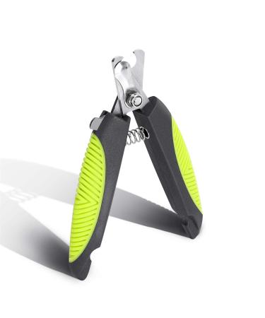 Nobleza pet nail -knobs professional claw scissors for dogs and cats stainless steel claw pliers high quality claw care nail clippers with safety protection safety lock and nail file dark gray & green - Buy Online on GoSupps.com