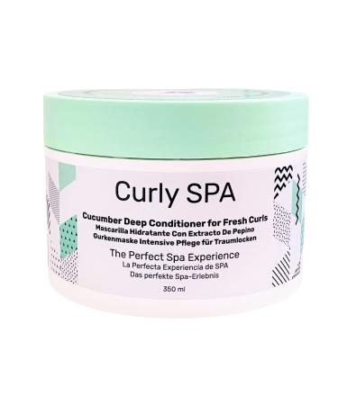 My Curly Way Cucumber Deep Conditioner  12oz. Enriched with Cucumber Extracts & Vitamins for a  Spa Experience  Deep Conditioning Hair Mask for Dry Damaged Hair  100% Vegan Hair Mask for Curly Hair