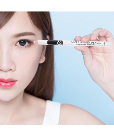 HAPINARY 20 Pcs Lying Silkworm Eyeliner Makeup Supply Eyeshadow Pen Makeup Eyeliner Pencils White Wooden Pole - Buy Online on GoSupps.com