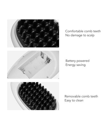 Shop Electric Scalp Massager & Hair Washer - LED Vibrating Brush for Hair Growth - Buy Online on GoSupps.com