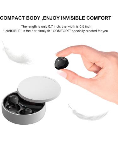 Invisible Mini Wireless Earbuds Sleep Bluetooth Earpiece Black - Buy Online on GoSupps.com
