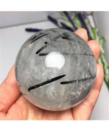 Beautiful Natural Black Tourmaline Crystal Ball Gemstones are for Home Decoration Reiki StonesCrystal Stone Natural Luster - Buy Online on GoSupps.com