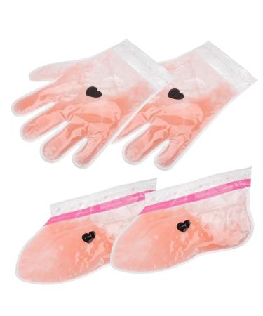 FRCOLOR 2 Pairs Wax Gloves Pe Bag Nursing Cover Keep Warm