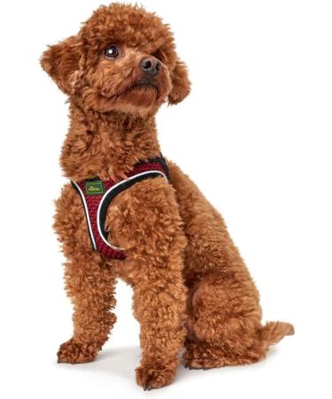 HUNTER HILO COMFORT Harness for Small Dogs - Mesh & Reflective Elements Red M | International Shipping Available - Buy Online on GoSupps.com