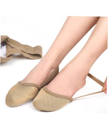 NOLITOY Half Palm Toe Sleeve Socks - Non-Skid Footies for Women & Men | Half Sole Jazz Belly Foot Pads | Non-Slip Shoe Protector Accessories - Buy Online on GoSupps.com