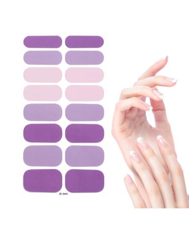 Semi Cured Gel Nails Safe and Harmless Gel Stickers for Nails UV Light | Full Wrap Gel Stickers for Nails Nail Stickers in Multiple Colours Gift for Girlfriend Birthday Anniversary Layue 441
