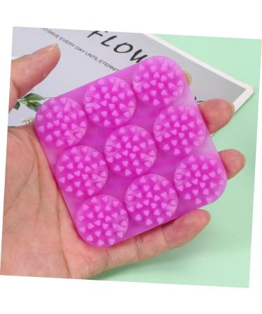 Buy Healvian 2pcs Bath Cleaning Brush Set - Purple Tub Scrubber & Massage Brush for Ultimate Relaxation - Buy Online on GoSupps.com