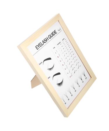 Eyelash Photo Frame Eyelash Studio Decor Extension Diagram Poster Lash Extension Form Picture Decor Poster Display Board Beauty Salon Art Technician Picture Eyelash Display Board