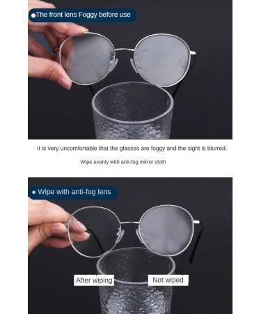 Buy Pack of 2 Anti-Fog Microfiber Eyewear & Ski Mask Cleaning Cloths | Reusable & Durable - Buy Online on GoSupps.com