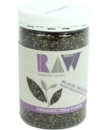 Organic Raw Health Black Chia Seeds - 450g | Superfood Supercharge - Buy Online on GoSupps.com