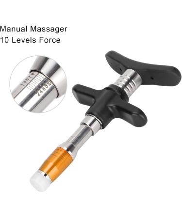 Portable Chiropractic Adjustment Tool - 10-Step Scoliosis Adjuster & Spine Massage Device for Muscle Relaxation (Gold) | International Shipping Available - Buy Online on GoSupps.com