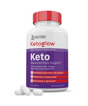 Keto Glow Keto ACV Pills 1275MG Keto Support Blend Capsule Alternative to KetoGlow Keto ACV Gummies Formulated with Apple Cider Vinegar Extra Virgin Olive Oil Powder Green Tea Leaf 60 Capsules