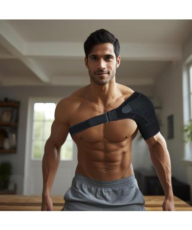 FEXPDL Adjustable Shoulder Support Brace for Men and Women - Rotator Cuff Shoulder Strap for Left and Right Shoulder - Includes Rotator Cuff Support - Buy Online on GoSupps.com
