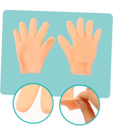 minkissy 2 Pairs Moisturizing Gloves Exfoliating Waterproof Glove Hands Beauty Masks Exfoliate Glove Grade Gloves Dry Skin Care Gloves Dry Hands Lotion Gel Women's Anti-Crack Cosmetic Sebs - Buy Online on GoSupps.com