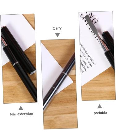 Ipetboom Extended Glue Cream Pen Nail Brush Tool Nail Tools Nail Extension Glue Multi-purpose Tool Poly Nail Extension Brush Nail Gel Poly Extension Gel Brush Acrylic Nylon Double Head - Buy Online on GoSupps.com