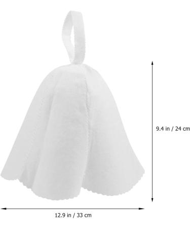 Heallily 4 Piece Sauna Hut Hat for Men & Women - Premium Filz Sauna Cap & Shower Headgear for Bath & Relaxation - Buy Online on GoSupps.com