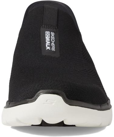 Skechers Men's Gowalk 6 Slip-ons | Athletic Walking Shoes with Memory Foam - Size 10 Black/White - Buy Online on GoSupps.com