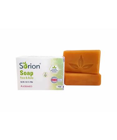 Sorion Psoriasis Soap Bars for Face and Body and Beauty with Coconut Oil  Neem  Turmeric and Pala Indigo  Skin Care with Organic Essential Oils for Men and Women