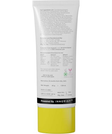 SunScoop Ultra Matte Dry Touch Sunscreen SPF 50 PA+++ |Matte Finish | Zinc Oxide & 0.1% ww Salicylic Acid for Oily Acne Prone Skin For Women & Men-45gm - Buy Online on GoSupps.com