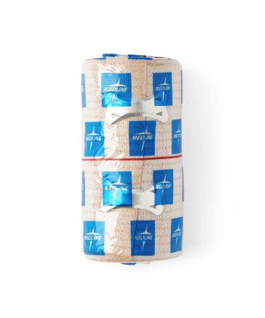 Medline Soft-Wrap Elastic Bandage with Clips - Nonsterile First Aid Supply Beige 2" x 5 Yards - International Shipping Available - Buy Online on GoSupps.com