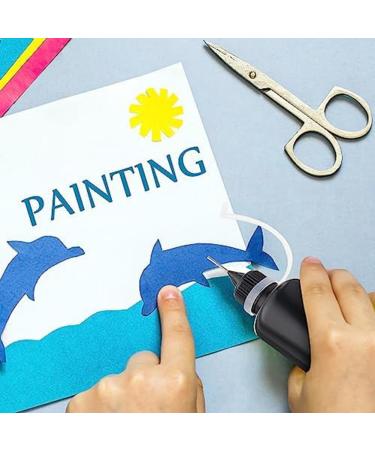 Hoadoek 100 Piece 30 Ml/1 Oz Black Needle Tip Glue Bottle For Alcohol Ink DIY Craft Acrylic - Buy Online on GoSupps.com