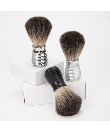 Man Beard Brush Shaving Brush Hair Brush Nylons Hair Beard Brush Beard Shave Brush Easy To Use Shaving Tool For Salons Black - Buy Online on GoSupps.com