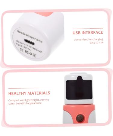 VINTORKY Face Steamer 1 Set Hydrating instrument portable facial steamer face mist Face Sprayer Moisturizer Spa 10X3.3cm Pink - Buy Online on GoSupps.com