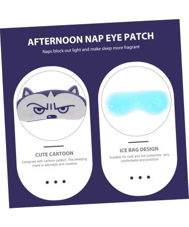 Angoily Sleeping Eye Mask - Blind Lift Night Mask for Travel & Migraine Relief | Cartoon Eye Flap Protection - Buy Online on GoSupps.com
