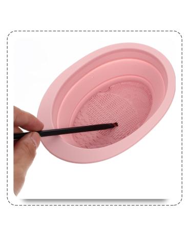 FRCOLOR Folding Makeup Brush Cleaning Rack - Set of 2 | Silicone Cleaning Mat & Brush Drying Hangers for Effortless Makeup Brush Care - Buy Online on GoSupps.com