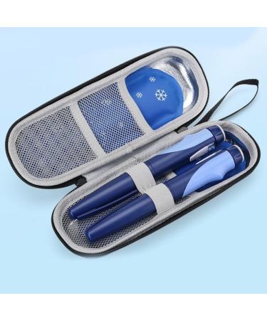Portable Insulin Cooling Bag - Keep Your Medication Cold Anywhere | Black | Ideal for Travel & International Shipping - Buy Online on GoSupps.com