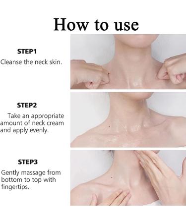 Neck Firming Cream for Wrinkle-Free, Tightened Skin - Anti Wrinkle and Double Chin Reducer - Buy Online on GoSupps.com