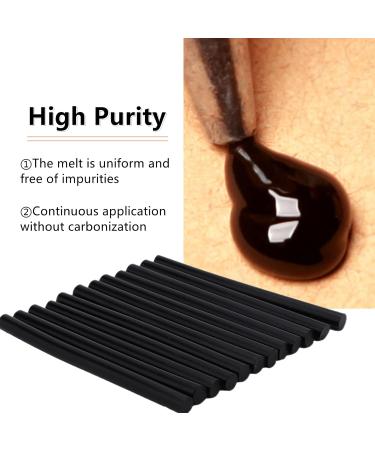 Hot Melt Glue Stick Set of 12 Professional Hair Extensions Keratin Gun Bond Stick Glue Hair Extension Wig Hot Melt Glue Stick Stickers Hair Styling Tool(Nero) - Buy Online on GoSupps.com