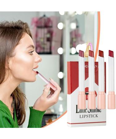  HADAVAKA Matte Lipstick 4 Shades - Moisturizing and Velvety Set Long-Lasting Waterproof with Nourishing Heart (A) - Buy Online on GoSupps.com