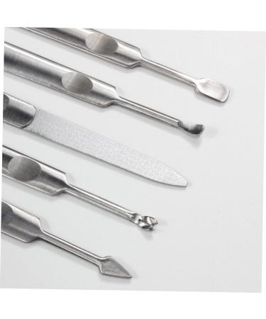 DOITOOL Manicure Tools Professional Nail Art Tools Nail Polish Removal Fork Pusher Dead Skin Nail Tools Dead Skin Fork Cuticle Trimmer To Disassemble Gel Clippers Remover medium As Shown - Buy Online on GoSupps.com